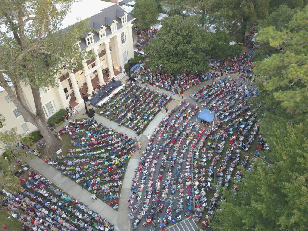 Aerial View of Fiddlers Convention